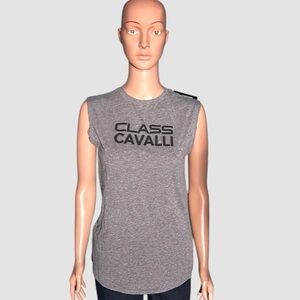 NWT Cavalli Class  sleeveless T-shirt
